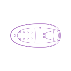 Fixtures Bathtubs Baths Toto Flotation Tub Zero Dimension Craft Design Svg File, Free Vectors File